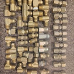 50+ Brass 3/8" Gas Pipe Fittings
