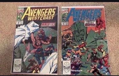Wandavision /Loki /Kang Avengers West Coast 🗝️-# 61-62 comics Key Issues