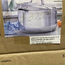 Caldero 11 Qt Tri-Ply PH