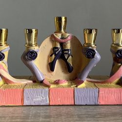 Ballet Dancer Ballerina Slippers Menorah Decor