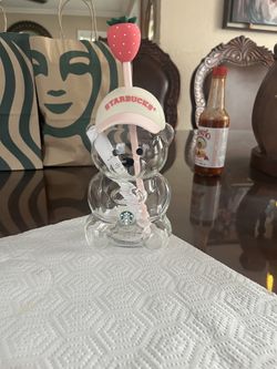 Starbucks strawberry bear cup