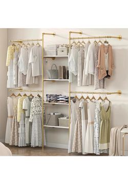 Closet system rack