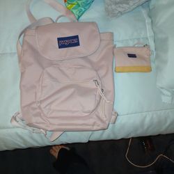 Jansport Mini Backpack And Small Zipper Wallet