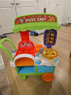 Children's Toy Pizza Cart