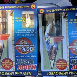 Magnetic Mesh Door Cover 