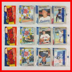 1989 Fleer Baseball Rack Packs Lot Ken Griffey Jr Rookie