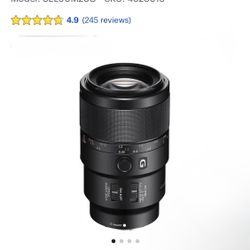 SONY 90mm MACRO LENS .