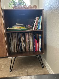 Mid Century Modern Record Player Stand