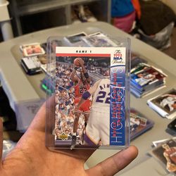 Michael Jordan Chicago Bulls #198 - 1993 Upper Deck Finals Game 1 NBA Card