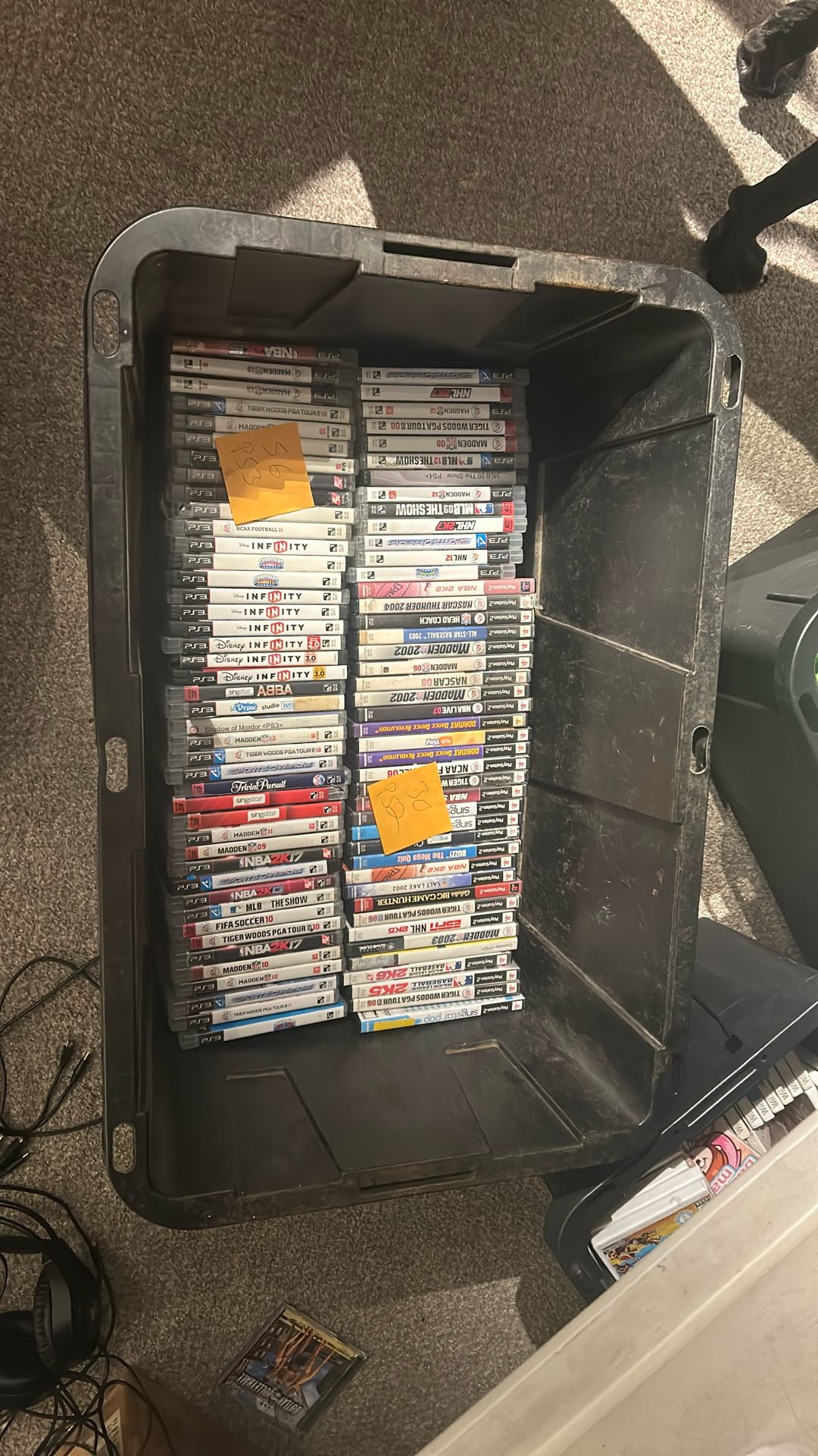 30 Ps2 And 56 PS3 Games