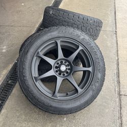 Motegi Wheels With Toyo Open Country Tires For Subaru