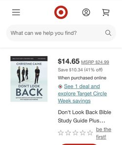 Study guide Don’t Look back By Christine Cain