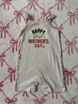 mother's day baby romper