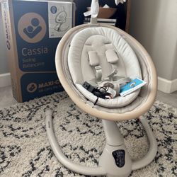 Maxi Cosi Cassia Baby Swing Smart Infant Portable Music Timer