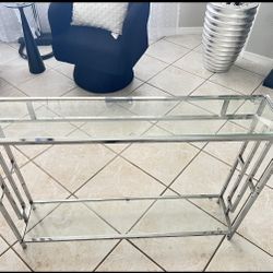 Mission Glass Table 