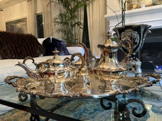 Reed and Barton Silver Plated Tea Set 5 pieces $750