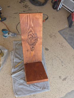 Wooden Viking chair