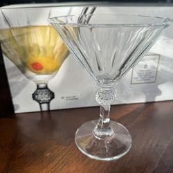 Diamond 6 Stemware Martini Glasses