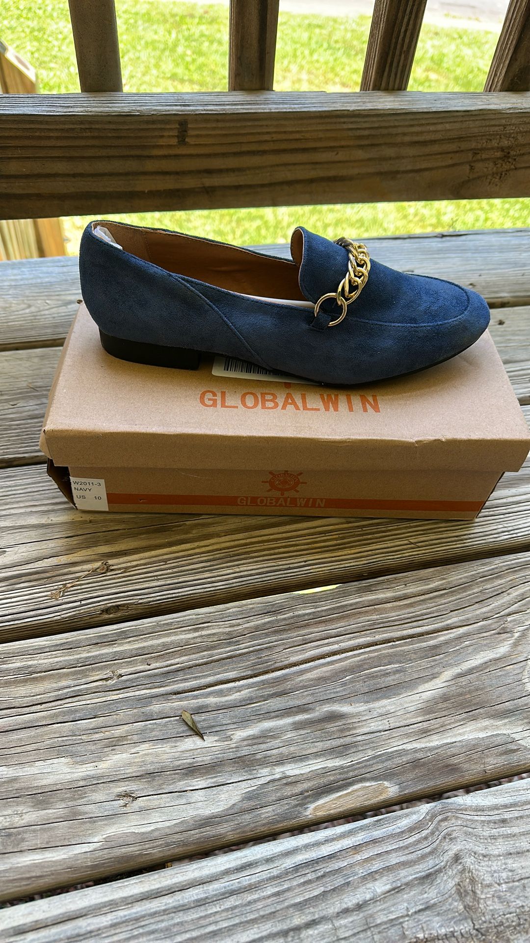 Navy And Gold Slacks