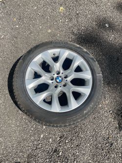 Bmw tire and rim