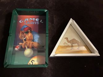Vintage Joe Camel Ashtrays 1990’s Pool Billiards