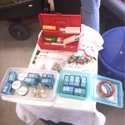 Wire Bulbs Switches Resistors Paper Clips Insulated Wire 