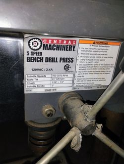 Drill Press 5speed Very Nice 