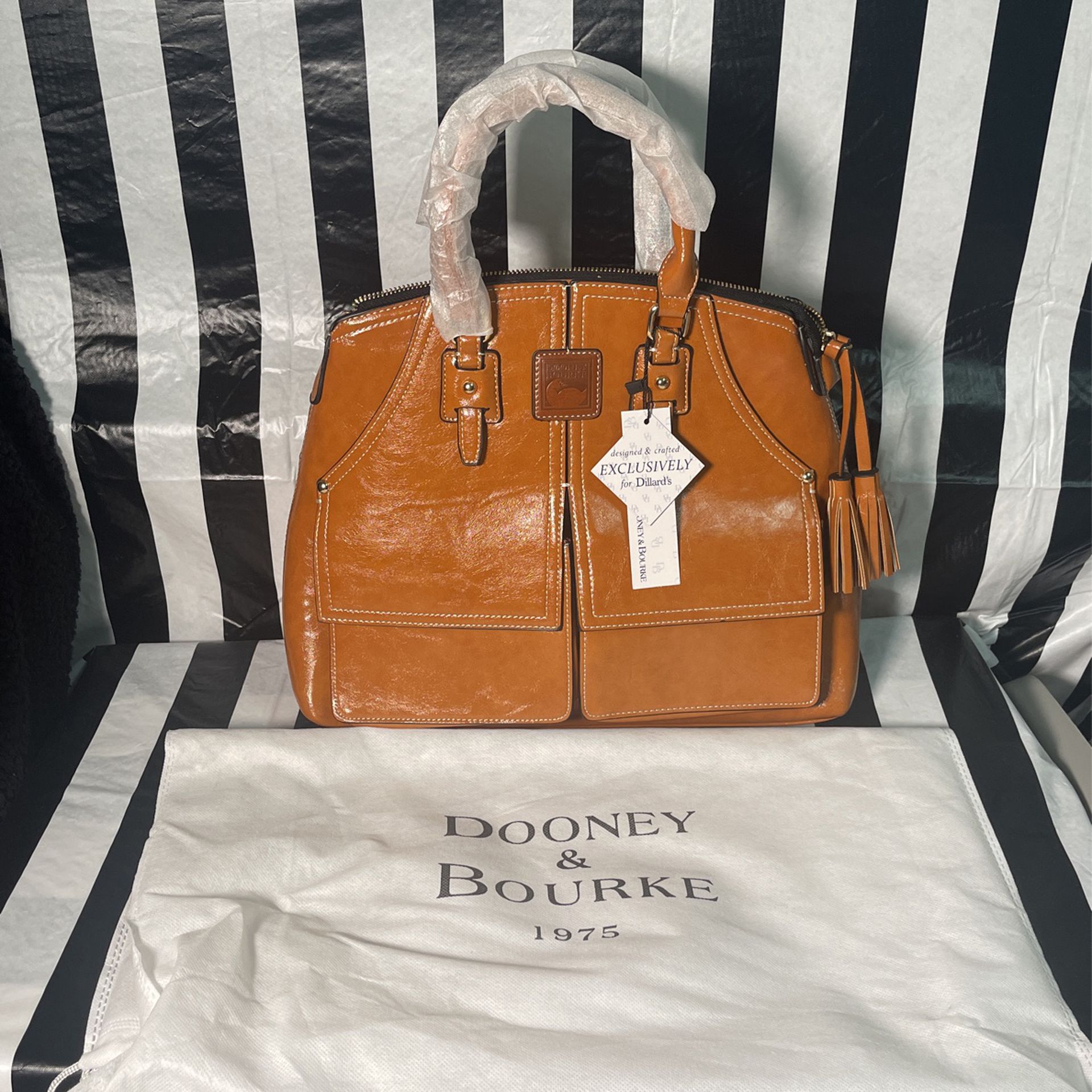 Dooney & Bourke Brown Handbag W/Crossbody Strap NEW! for Sale in ...
