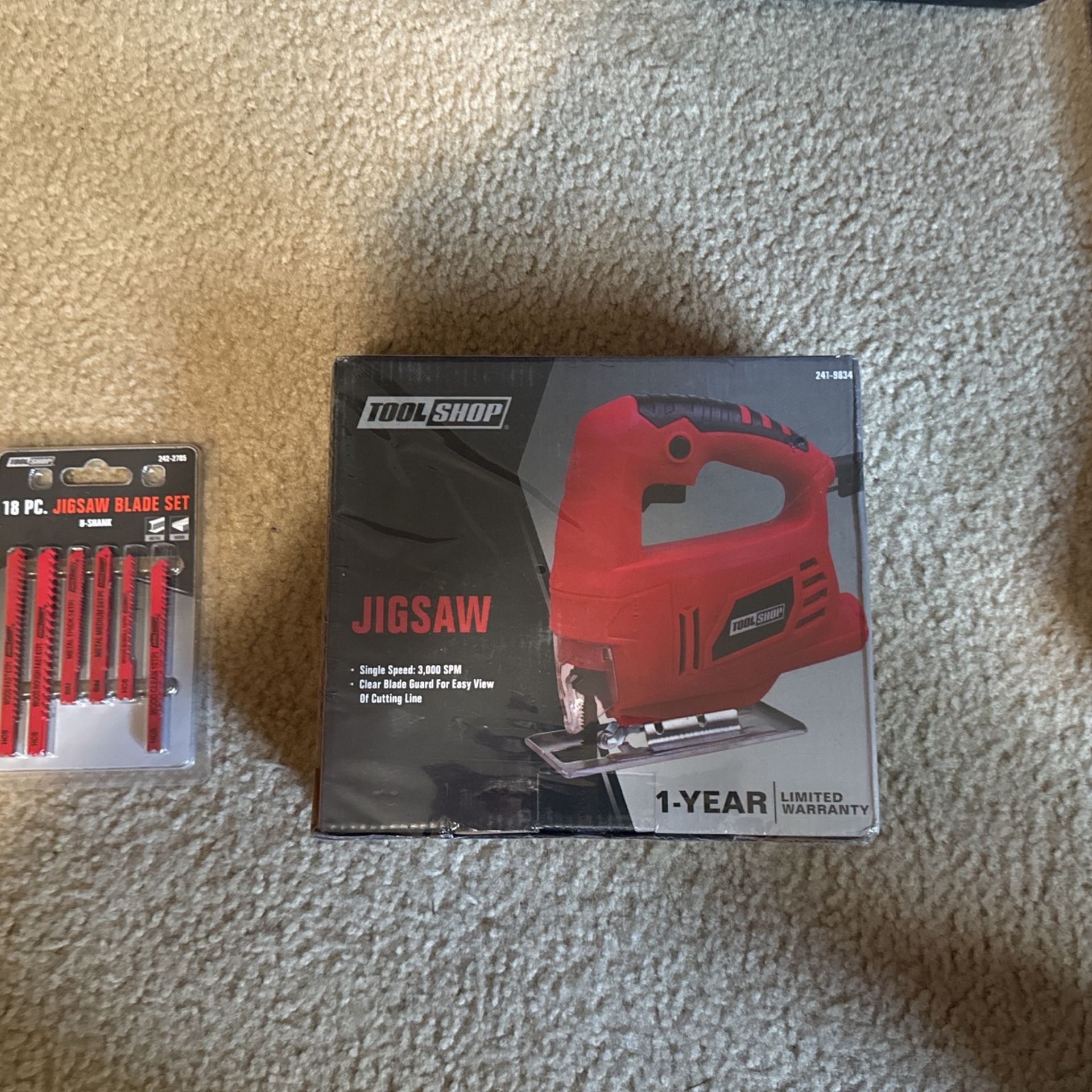 Tool Shop Jigsaw Unopened With Blades 