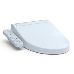 C2 SW3074 Elongated Soft Close Bidet Seat, Cotton