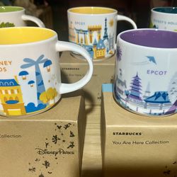 Disney Starbucks Mugs New