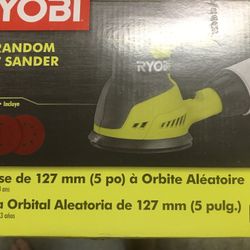 Ryobi 5” random orbital sander