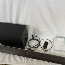 Sony SA-CT60BT Soundbar With Wired Subwoofer