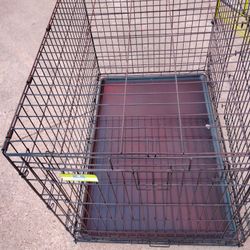 Extra Large Double Door  Metal Pet Crate N.E.W. 42"