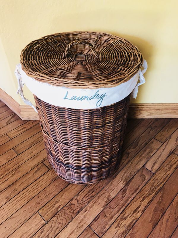 Large Round Wicker Laundry Basket With Liner And Removable Lid For Large Round Wicker Laundry Basket With Liner And Removable Lid