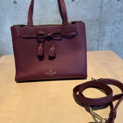 Kate Spade Burgundy Purse ( Like New)