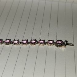 14kt Gold & Pink Ice Gems
