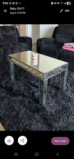 Mirror coffee table