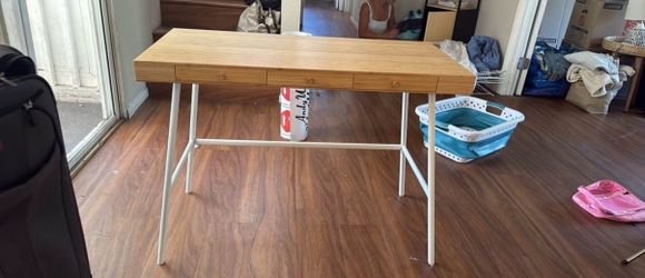 IKEA bamboo desk