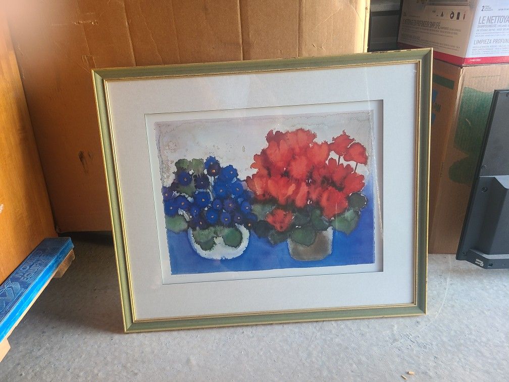 Framed Art Work-By Alpen