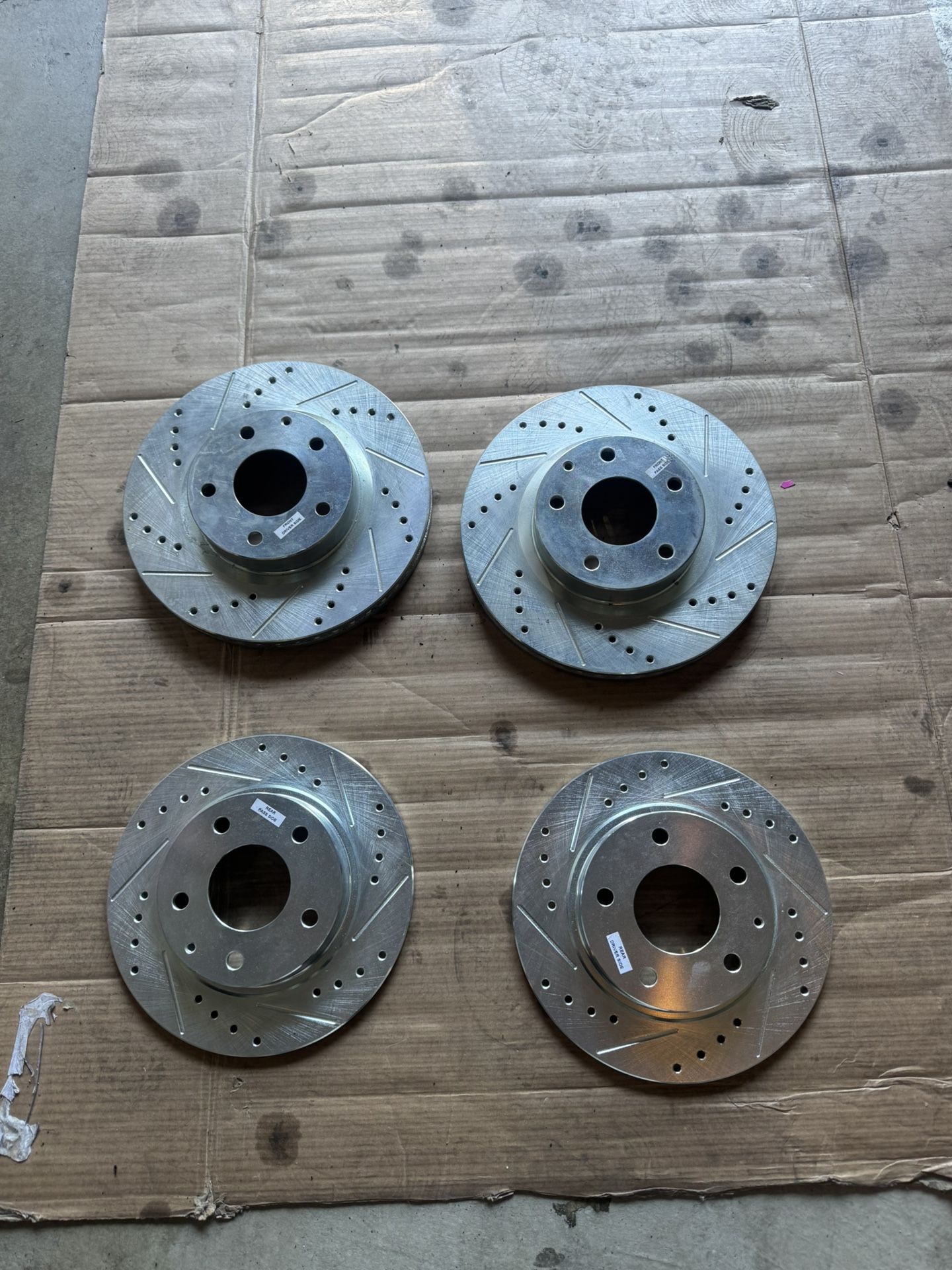 Drilled And Slotted Rotors