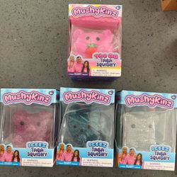 MushyKinz Taba Squishy Toys – Lot of 4