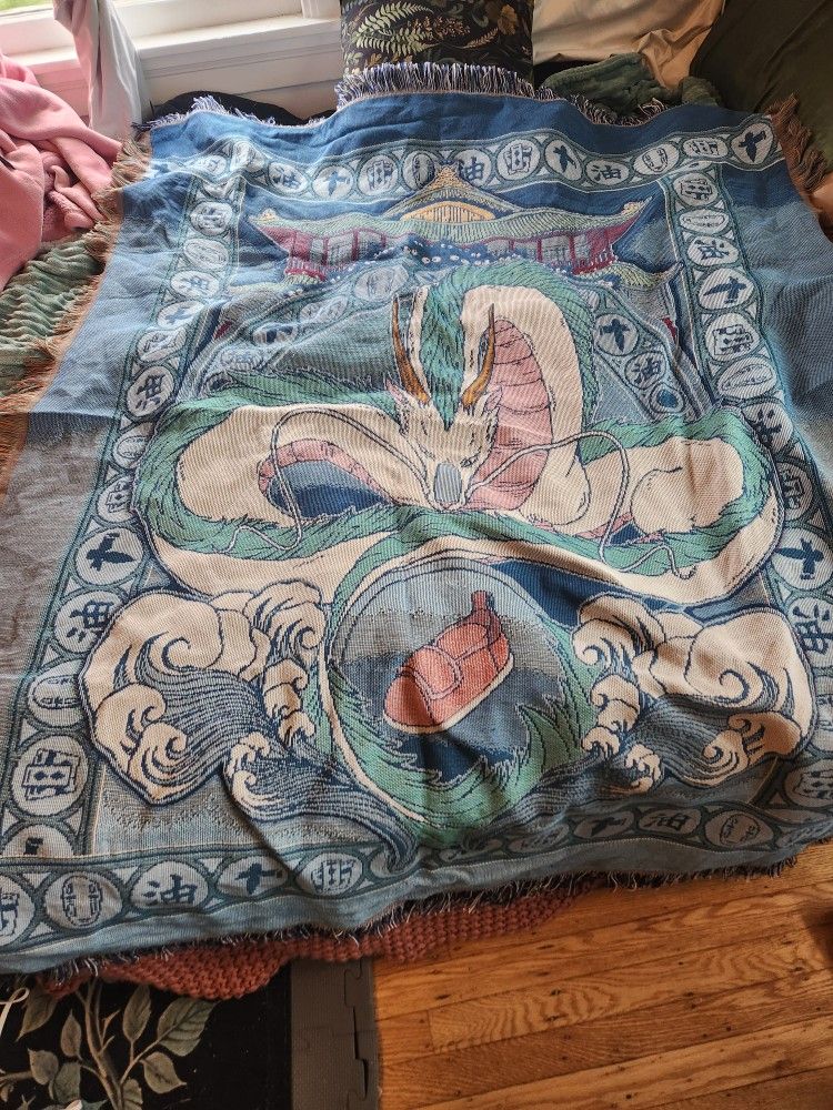 Haku Spirited Away Tapestry