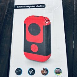  Tire Inflator Portable Air Compressor & Car Jump Starter, Cordless Air Pump 
