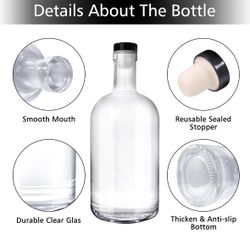 Bottle With Cork And Shrink Capsules 