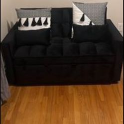 Black Sofa Bed! 