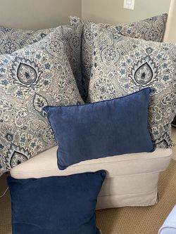 Pier 1 Blue Pillows And Decor