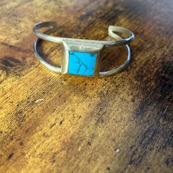 Vintage Turquoise Cuff 925 Silver 45 Obo 