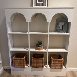 White Handmade Shelves- Great for Nursery