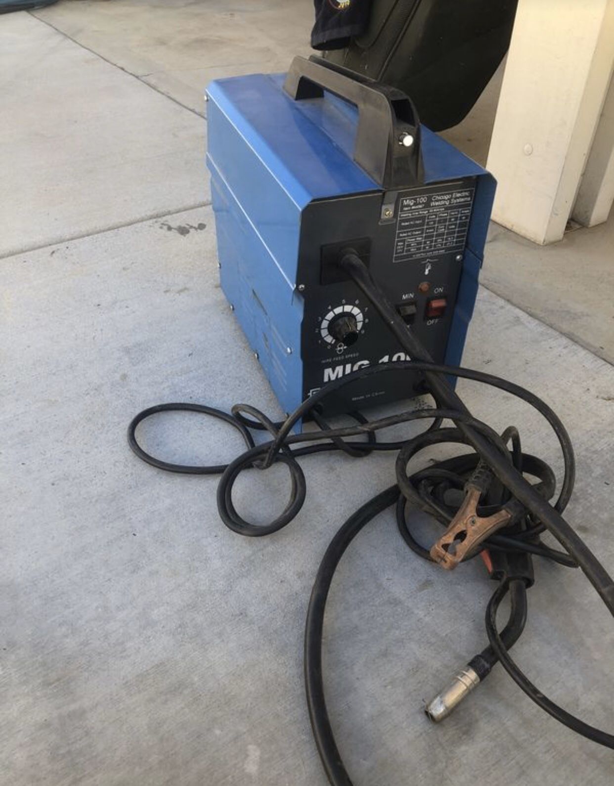 Electric 100 Amp Mig Wire Feed Fed Welding Welder Machine